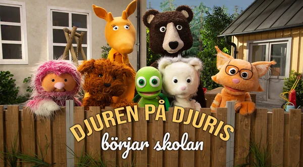 Djuren på Djuris börjar skolan - finska