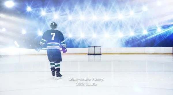 Marc-André Fleury: Stick Salute