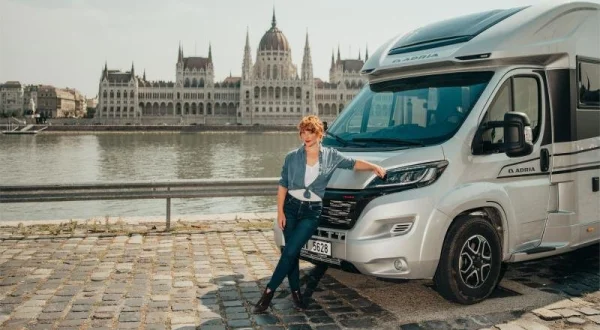 In a motorhome around Hungary