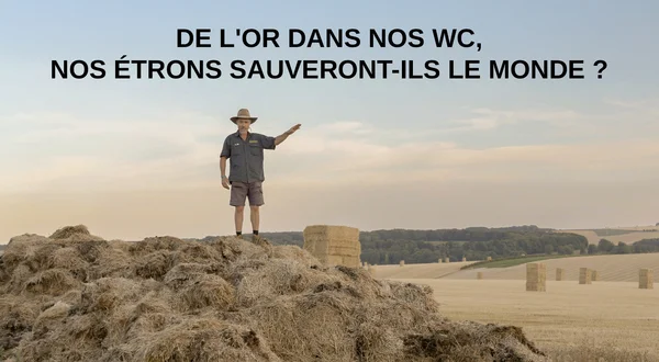 De l'or dans nos WC, nos étrons sauveront-ils le monde ?