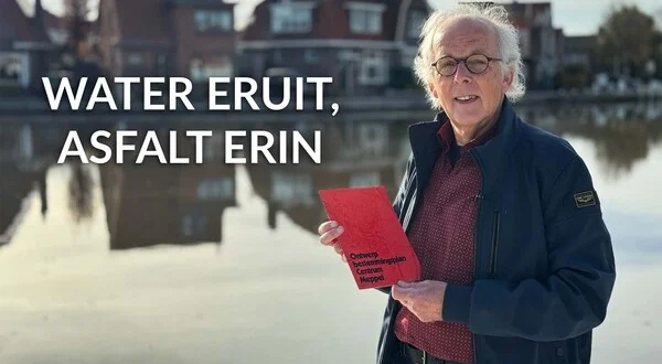 Water eruit, asfalt erin