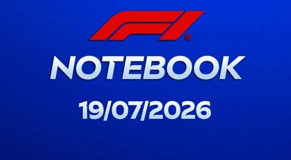F1 Notebook 2026 19/07/2026