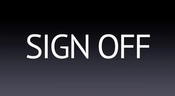 Sign Off