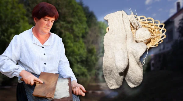 Las hilanderas y su técnica ancestral para la confección de prendas de vestir con lana