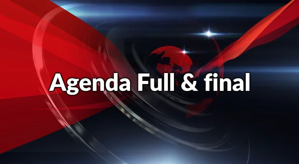 Agenda Full \u0026 final