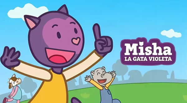 Misha, la gata violeta