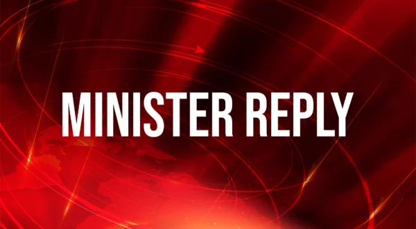 Minister Reply