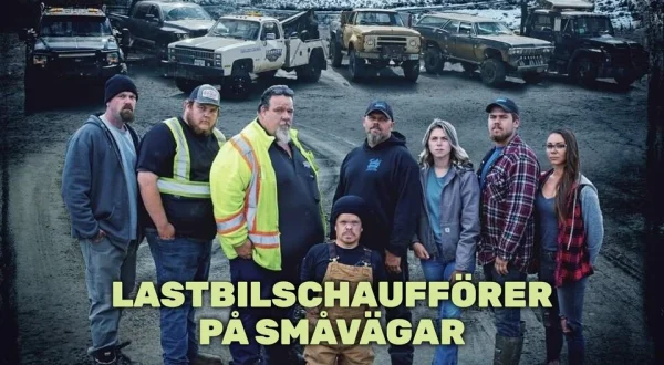 Lastbilschaufförer på småvägar