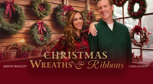 Christmas Wreaths and Ribbons