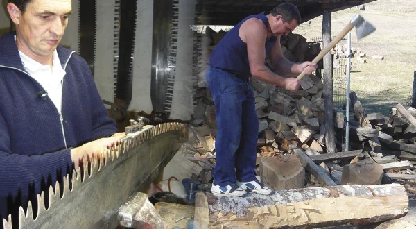 Los cortadores de madera. Técnicas tradicionales del corte y transformación de madera