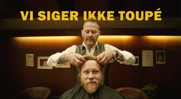 Vi siger ikke toupé