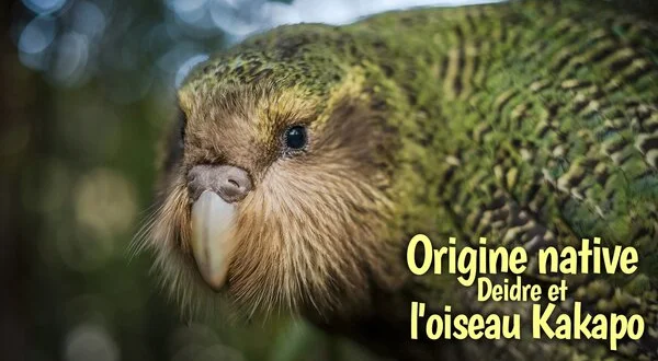 Origine native, Deidre et l'oiseau Kakapo