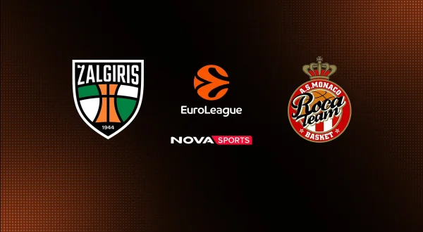 Ζάλγκιρις Κάουνας - Μονακό : EuroLeague 2025/26