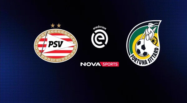 Live: Ποδόσφαιρο: PSV Αϊντχόφεν - Φορτούνα Σίταρντ