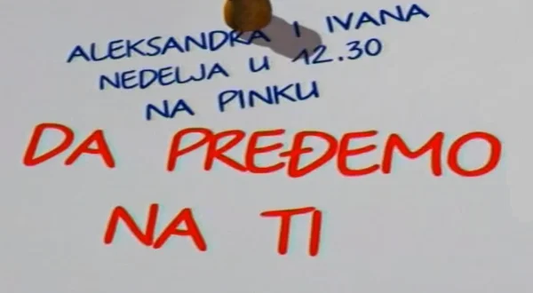Da pređemo na ti