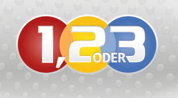 1, 2 oder 3