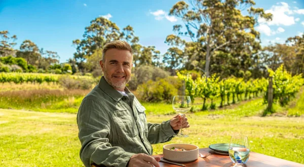 Gary Barlow na gastronomskoj i vinskoj turneji: Australija