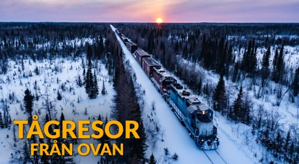 Tågresor från ovan