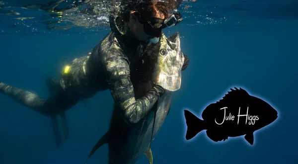 Julie Higgs Spearfishing