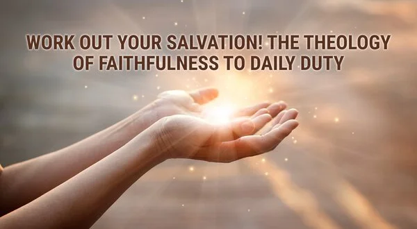 Work Out Your Salvation! The Theology of Faithfulness to Daily Duty