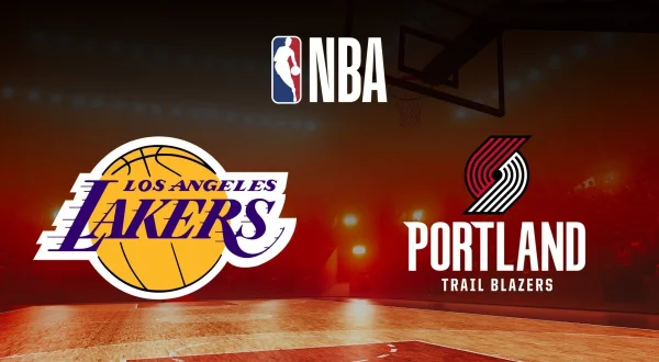 Basketball: NBA - Los Angeles Lakers-Portland Trail Blazers