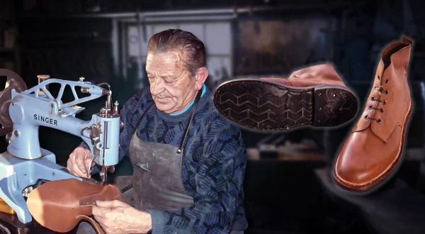 Botas de cuero confeccionadas por un veterano zapatero de forma 100% artesanal en 1995