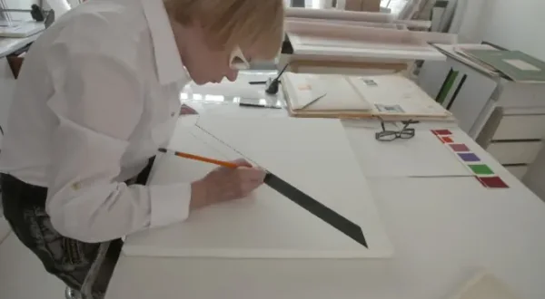 Dans l'atelier de l'artiste