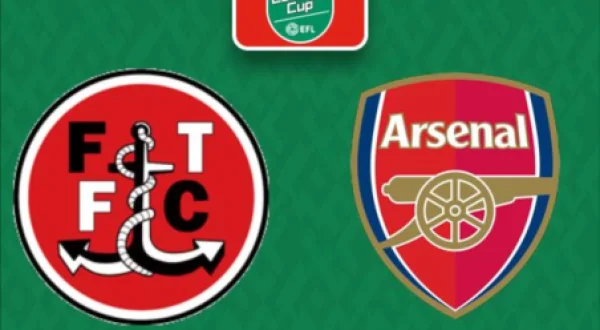 Taça da Liga Inglesa 2026-27 - Fleetwood Town x Arsenal - 4ª Eliminatória (Direto)