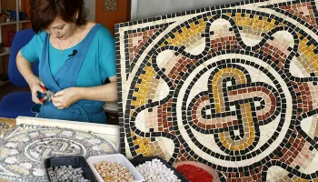 Mosaicos romanos de piedras y mármol. Así es la técnica y arte musivario con teselas