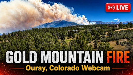 Ouray Gold Mountain Fire - Ridgway Colorado