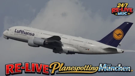 Munich Airport Planespotting - Heavy Landings and Takeoffs