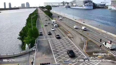 Miami Traffic - I-95, I-395, SR-836