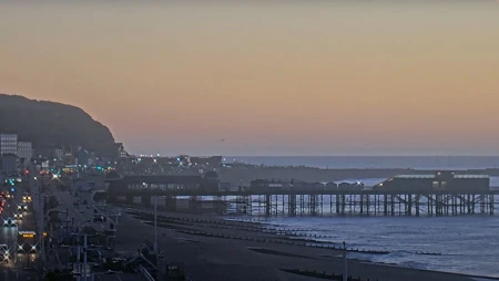 Hastings Pier and English Channel