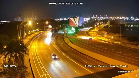 Miami Traffic - I-95, I-395, SR-836