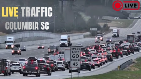Columbia SC Traffic Cam - I-26, I-20, I-77