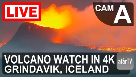 Iceland Volcano Watch - Svartsengi and Grindavik - Nonton TV Online Indonesia Gratis Live Streaming | Online Television Indonesia