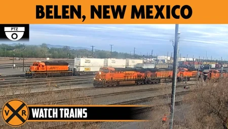 BNSF Railway Yard in Belen, New Mexico