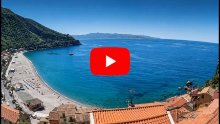 Scilla - Marina Grande and Strait of Messina