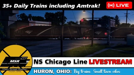 Huron, Ohio - Main Street Train Crossing
