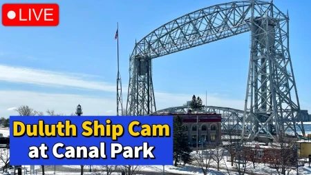 Duluth Ship Cam at Canal Park