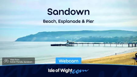 Sandown Beach and Esplanade - Isle of Wight
