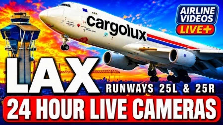 LAX Airport - Runways 25L and 25R