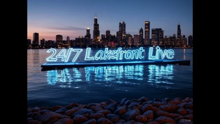 Chicago Lakefront - Skyline and Lake Michigan