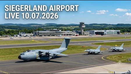 Siegerland Airport - Eurofighter and A400
