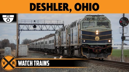 Deshler, Ohio - CSX Diamond Train Camera