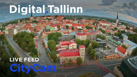 Tallinn City View from Viru Hotel