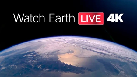 Earth and Space from ISS - 4K