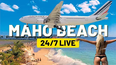 Maho Beach Saint Martin - Princess Juliana Airport