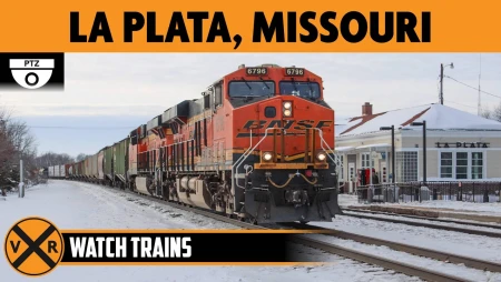 La Plata, Missouri - BNSF Train Camera