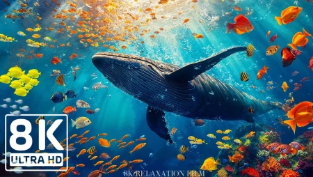 Underwater Aquarium - Marine Life in 8K